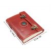Medieval Journal with Embedded Stone Handcrafted Genuine Leather Diary Notes