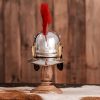 Decorative Roman Centurion Mini Helmet with Wooden Stand