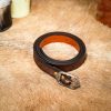 Handcrafted Genuine Leather Belt with Embossed Fantasy Design