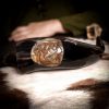 Drinking Horn with Engraved Celtic Knotwork Handcrafted Genuine Ox Horn