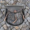Medieval Sporran with Tied Tassels Belt Bag