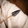 Late Medieval Swallow Tail Arrowhead Hand Forged from Iron