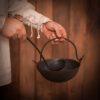 Medieval Viking Hand Forged Iron Ladle Functional Camp Gear