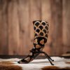 Medieval Viking Drinking Horn with Burnt Design Handcrafted Genuine Ox Horn