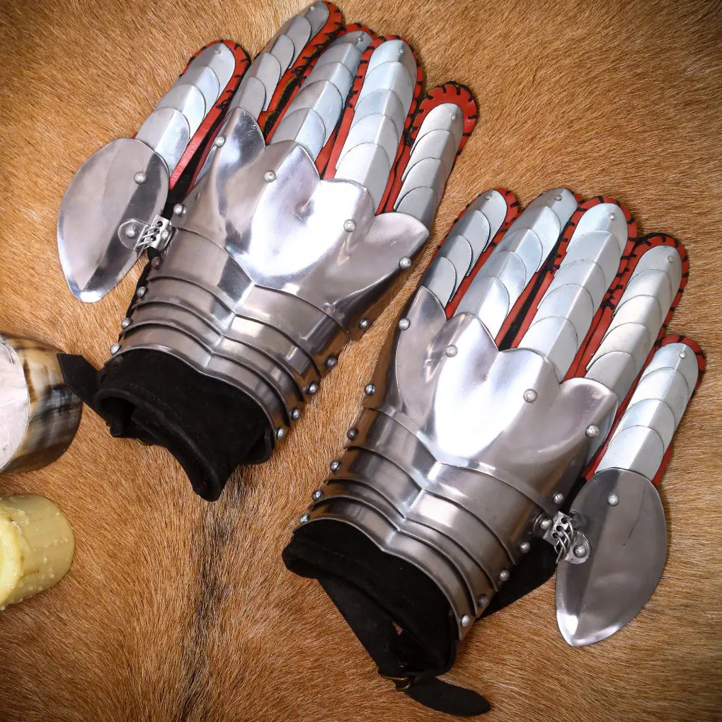 Medieval Fantasy Knight Gauntlets Battle Ready Gear