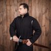 Leather Belt with Lustrous Steel Ring Genuine Leather Sword Hanging Belt