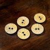 Medieval Horn Buttons Set of 5 Handcrafted Genuine Buffalo Horn