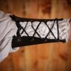 Medieval Authentic Leather Bracers with Knife Holder Loop