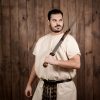 Decorative Roman Gladius Sword with Leather Scabbard