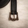 Viking leather Belt | Celtic Knot Work Buckle and Belt chape| Genuine Leather| Handmade