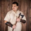 Fantasy Bracers Handcrafted Genuine Leathercraft for LARP and Cosplay