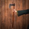 Hand Forged Viking Bearded Axe with Genuine Leather Sheath