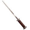 Medieval Rondell Dagger with Genuine Leather Scabbard