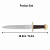 Viking Dagger with Tri Lobed Pure Solid Brass Pommel