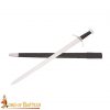 Decorative Viking Sword Five-Lobed Pommel Medieval Blade with Scabbard