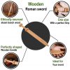 Roman Gladius Handcrafted Wooden Sword with Historical Design