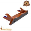 Single Tier Handcrafted Genuine Hardwood Sword and Axe Stand