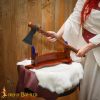 Single Tier Handcrafted Genuine Hardwood Sword and Axe Stand