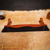 Single Tier Handcrafted Genuine Hardwood Sword and Axe Stand