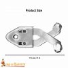 Fully Functional Steel Sword Hanger Handmade Accessory for Decoration