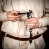 Medieval Shackles Handcuffs Fully Functional Hand Forged from Iron