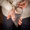 Medieval Dungeon Decorative Key Set of 5 Sturdy Cast Iron