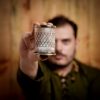Medieval Viking Horn Shot Glass with Pure Brass Rim Handcrafted Genuine Ox Horn
