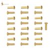 Pure Brass Mushroom Head 13mm Rivets Set of 25 Pieces