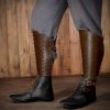 Ranger of the Woods Genuine Leather Greaves for Leg Protection