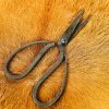 Antique Iron Hand Forged Scissors Fully Functional Medieval Accessory