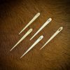 Viking Bone Needle Set of 5 Handcrafted Genuine Bone Accessory
