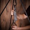 Medieval Hand Forged Iron Kettle Saw Functional Camp Gear