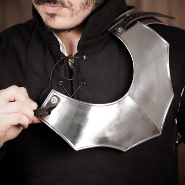 Medieval Knightly Avenger Steel Gorget