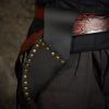 Pirate's Leather Pistol Frog Handcrafted Genuine Leathercraft