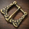 Dark Age Warrior Solid Brass Buckle Belt Accessory