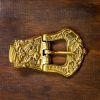 Viking Belt Buckle Celtic Design Pure Brass Belt Accessory