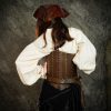 Anne Bony Handcrafted Under - bust Leather Corset