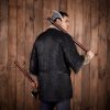 Flat Ring Chainmail Medieval Half Sleeves Shirt Haubergeon, Riveted and Alternating, ID 6 mm, Mild Steel