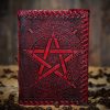 Handcrafted Pentacle Journal Handcrafted Genuine Leather Diary Notes