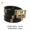 Medieval Eric of Pomerania Leather Belt with Pure Brass Details