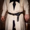 Medieval Crusader Genuine Leather Belt Pure Brass Cross Belt Mount