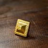 Elite Pure Solid Brass Leather Mounts Functional Set of 5