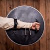 Viking Wooden Round Shield Handmade with Steel Umbo