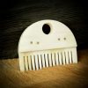 Medieval Germanic Beard Comb Handcrafted Genuine Bone Accessory