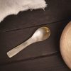 Medieval Authentic Horn Spoons Set of 4 Genuine Ox Horn