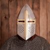 Medieval Sugar Loaf Helmet Crusader Knight helm 16 gauge