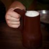 Raiding Pirate Leather Tankard Handcrafted from Genuine Leather