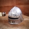 15th Century German Sallet Steel Helmet with Padded Liner 16 gauge