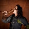 Medieval Viking Drinking Horn with Engraved Specs Handcrafted Genuine Ox Horn