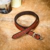 Medieval Leather Belt with Embossed Celtic Knotwork Design